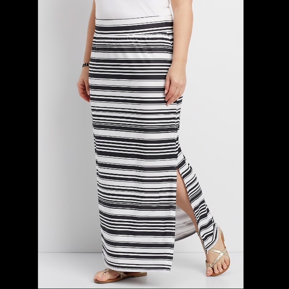 NWT Maurice’s striped maxi skirt - Picture 1 of 6